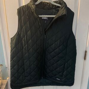 Forest green Quilted Vest